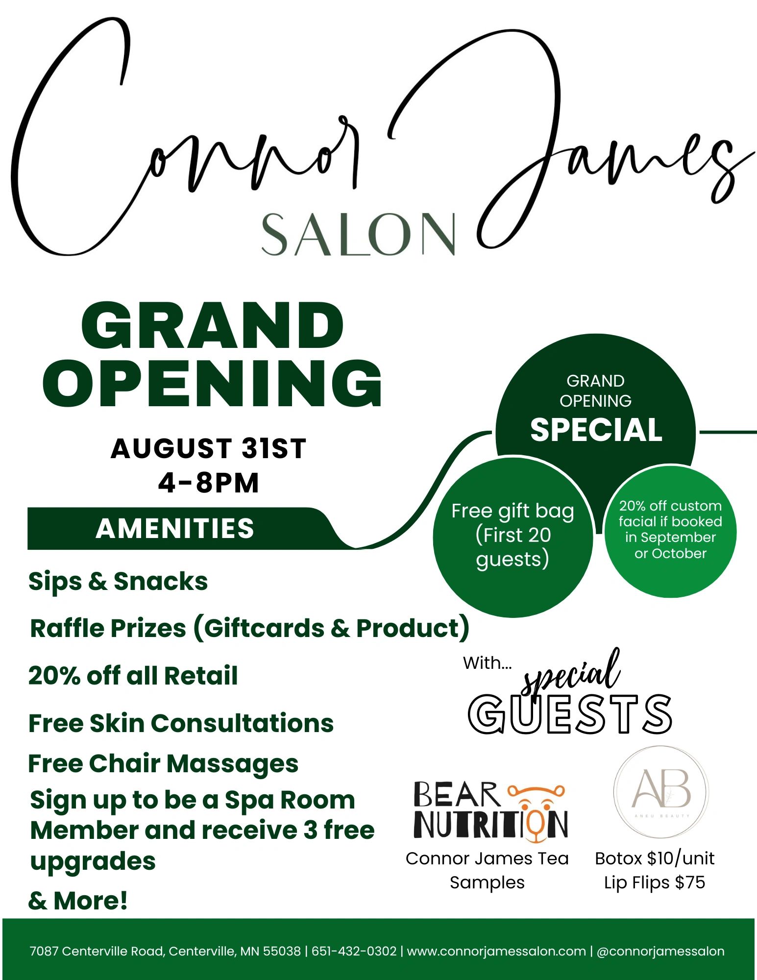Connor James Salon Home